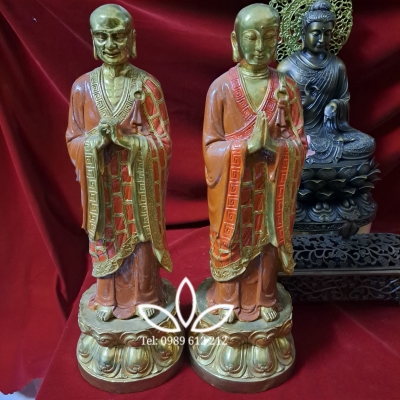 Tượng A Nan Ca Diếp cao 50 cm Tượng đồng Phật giáo