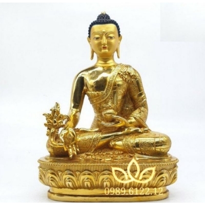 Dược Sư Phật tượng đồng mật tông