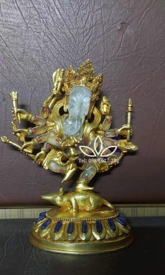 Tượng Thần Voi Ganesh Tượng Ngọc Nepal.